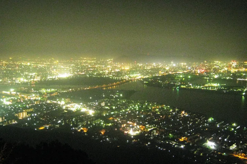 屋島から見た高松の夜景